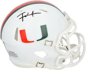 Frank Gore Miami Hurricanes Autographed Riddell Speed Mini Helmet - Fanatics Authentic Certified