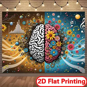 1pc Festive Decoration Backdrop - Durable Decorative Tapestry, Washable Home & Party Supply, Wall Mural for Studio, Outdoor Use, Event Planners' Alternative to Tape