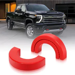 Tow Hook Covers for Chevy Silverado 1500(2007-2026)&GMC Sierra 1500 (2007-2018),Customized Tow Hitch Covers Compatible with Chevy Silverado 1500 &GMC Sierra 1500 Accessories,(2PCS)-RED