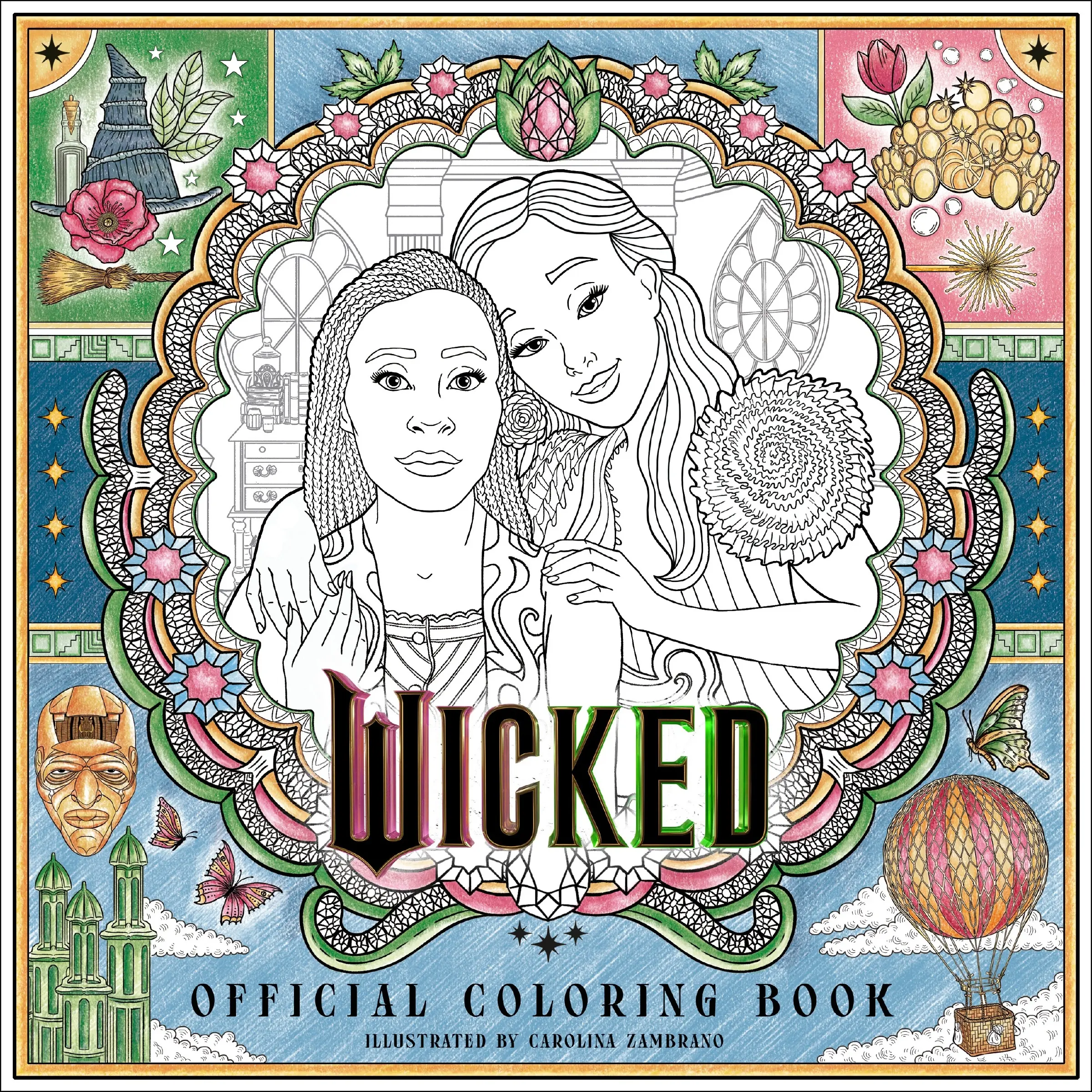 Wicked Official Coloring Book by Carolina Zambrano [Paperback Book]