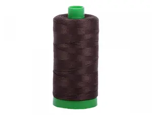 Aurifil Mako 40 wt Cotton Thread - 1094 yds - Very Dark Bark (#1130)