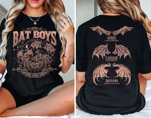 The Bat Boys Comfort Colors Shirt, The Night Court Sweatshirt, A Court of Thorns and Roses Shirt, Azriel Cassian Rhysand, Acotar Merch