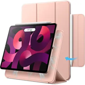 Magnetic Attachment Tablet Case, 1 Count Slim Trifold Stand Case, Durable Protective Tablet Cover for iPad, Supports Pencil Pro & Pencil