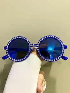 Rhinestone Decorated Glasses, Fashionable Glasses for Women & Girls, Fashion Accessories for Everyday Use and Outdoor Activities, Party Supplies, Party Favor