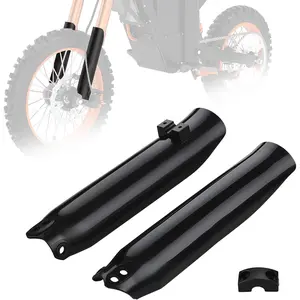 Electric Dirt Bike Fork Guard Cover Wrap, Front Shock Absorber Protector Easy Installation Black