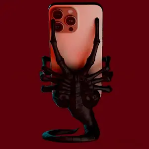 Alien Face Phone Holder, Unique Design Mobile Stand, Perfect Gift Idea, Durable & Stylish Accessory, One-Pack Packaging, Cell Phone Holder, Phone Grip Holder, Phone Accessories