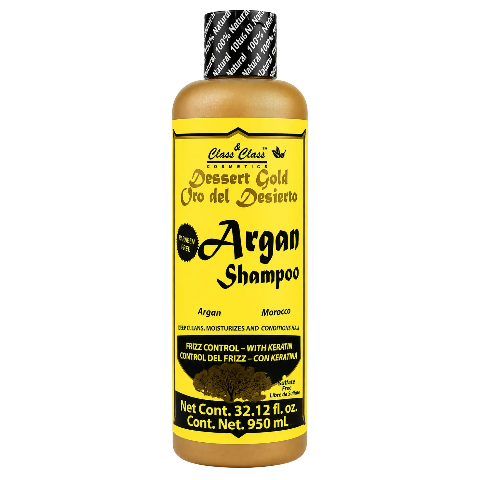 LABS Argan Oil Nourishing Volumizing Shampoo (32oz/950ml) - Adult Haircare Moisturizer with Grape, Avocado Extracts, Hydrating, Detangling, Anti-Frizz Benefits for Any Hair Type