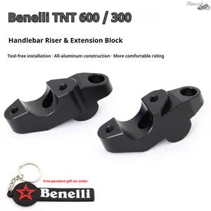 For Benelli TnT600/BN302 Handlebar Riser Kit - Rearward and Upward Adjustment Blocks to Increase Comfort