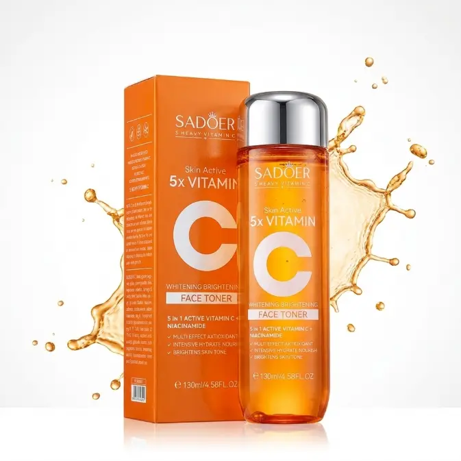 5X Vitamin C & Niacinamide Face Toner  Hydrating Daily Toner 130ml Collagen Hyaluronic Acid Face Toner comprehensive skincare