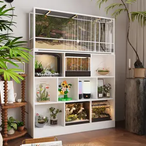 FUFU&GAGA Bookcase, Wood Bookshelf with 3 Tier Open Shelves, 8-Cube Storage Organizer Display Shelf for Living Room, Home Office, White Organizing Organization