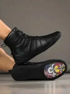 Men's High-Top Wrestling Shoes, Boxing Training Shoes, Muay Thai Kickboxing Shoes, Lightweight Design, Comfortable Fit, Perfect Grip