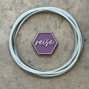 "Rainy Days Are OK" / Silicone Stacking Bracelets / Moments Collection Stacks / Multi-Colored