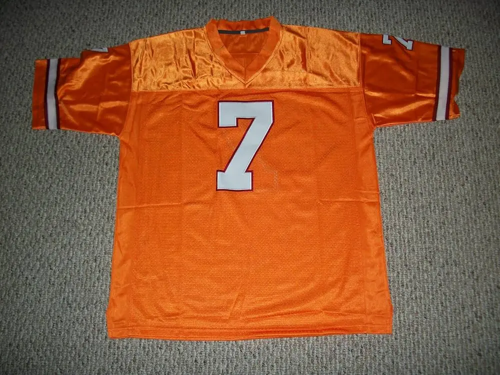 Bucky Irving Custom Signed Tampa Bay Bucs Collectible Football Jersey with Authentication