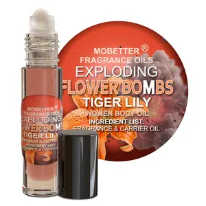 MOBETTER FRAGRANCE OILS Exploding Flower Bombs Tiger Lily Women Perfume Body Oil
