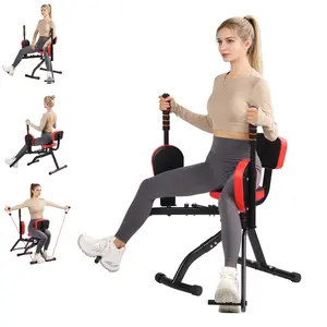 2-in-1 Hip Abduction & Adduction Trainer - Dual-Function Glute Shaping & Thigh Workout Machine with Adjustable Resistance, Inner/Outer Leg Contouring, Peach Hip/glute/thigh Trainer For Women & Men, Home Gym Equipment For Core Strength & Muscle Tonin