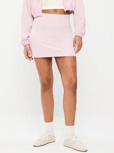 Old Navy Women's Extra High-Waisted StudioSmooth Skort