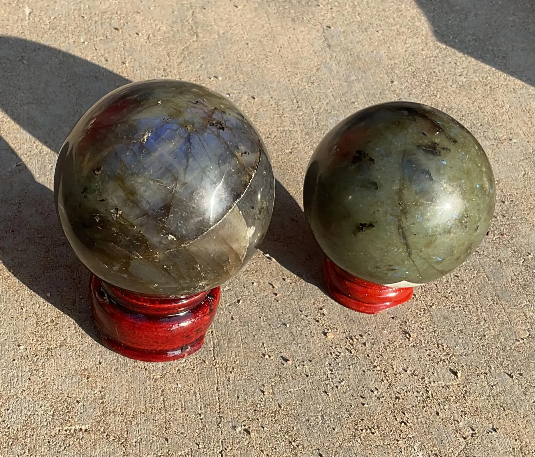 Natural Labradorite sphere