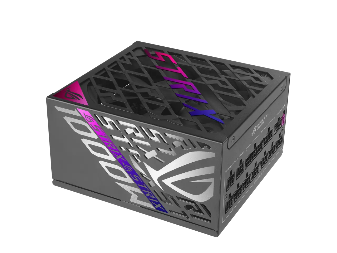 ASUS ROG Strix 1000W Platinum (80 PLUS and Cybenetics Platinum, fully modular ATX, ATX 3.1, PCIe 5.1, GaN MOSFET, GPU-First IVS, ROG Equalizer 12V-2x6 GPU power cable, 10-year warranty)