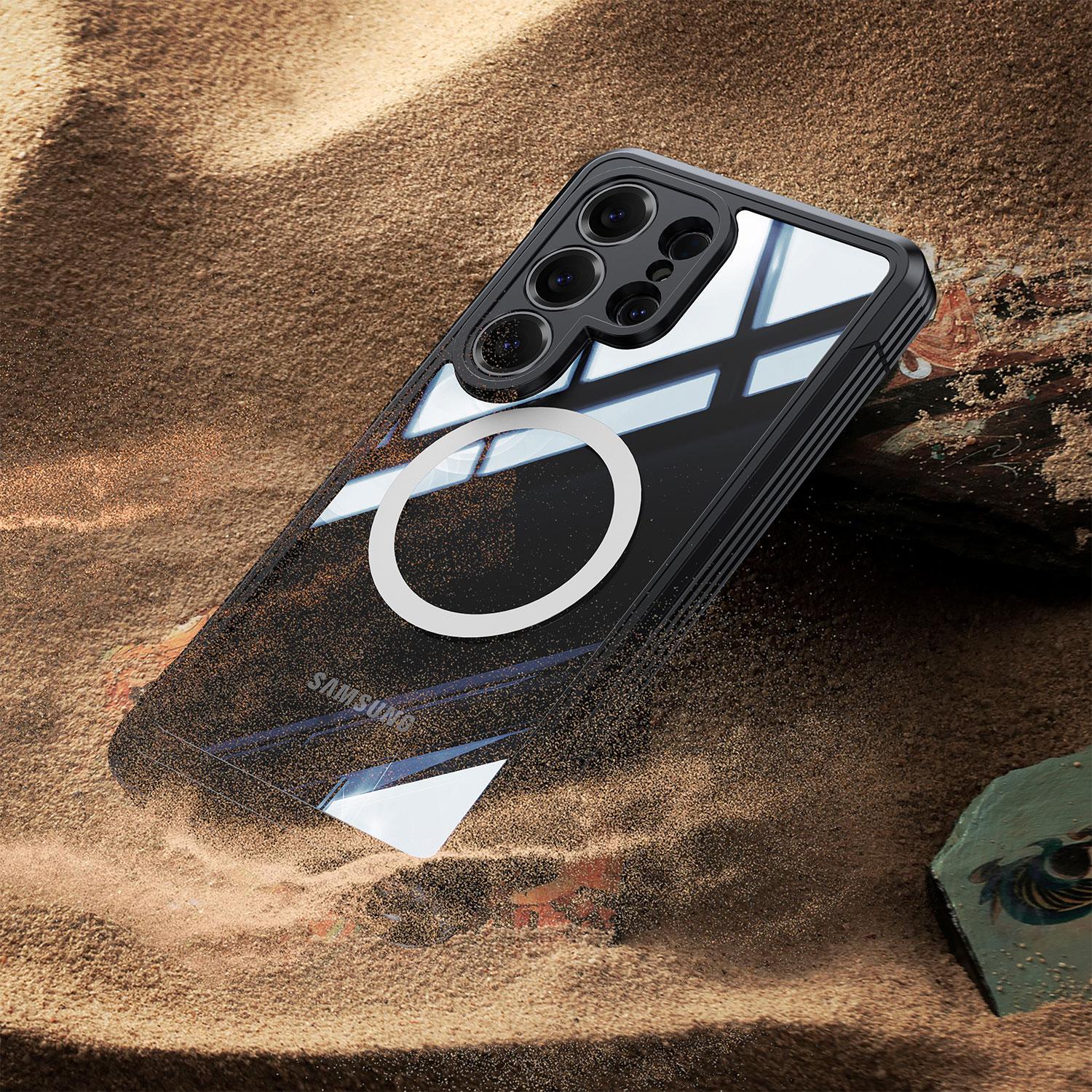 Magnetic Privacy Case for Samsung Galaxy S26 Ultra S25 S24 Plus,Double-Sided 360 Degree Full Shockproof Cover, [Compatible with Magsafe][Built-in Tempered Glass Screen Protector]