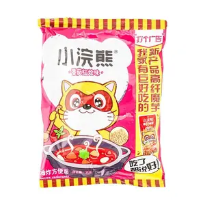 Uni-President Little Raccoon Crispy Noodles - Italian Red Onion Flavor (35g) - Sweet & Savory Snack for Kids & Adults