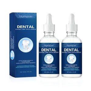 TureRelief Hydroxyapatite Tooth Armor Liquid Drops (60ml, Single Item) - Cavity Protection & Repair, Enamel Guard, Teeth Whitening & Brightening, Daily Oral Care Brightener Solution, Teeth Brightener