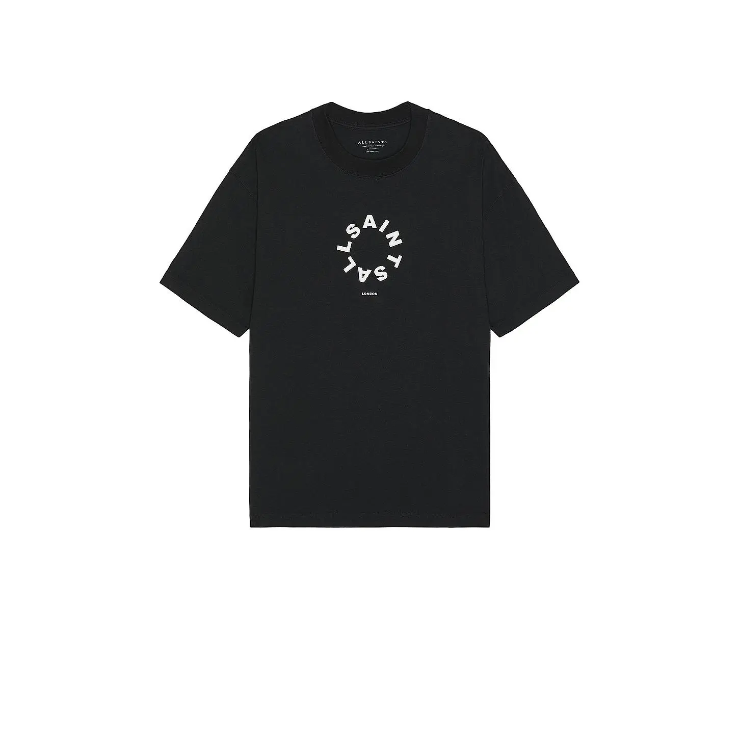 ALLSAINTS Tierra Tee in Jet Black