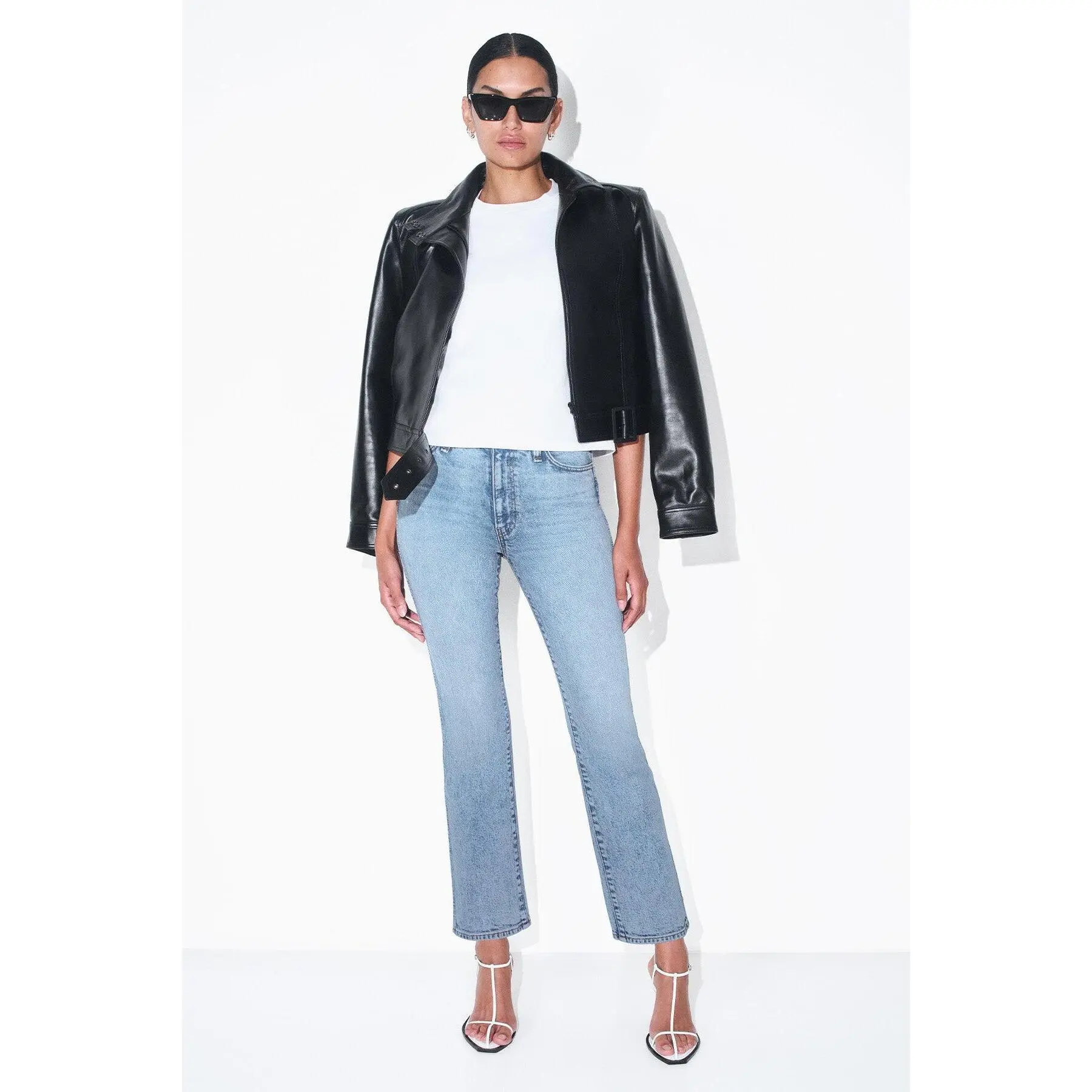 Breaux High-Rise Straight Ankle Jean