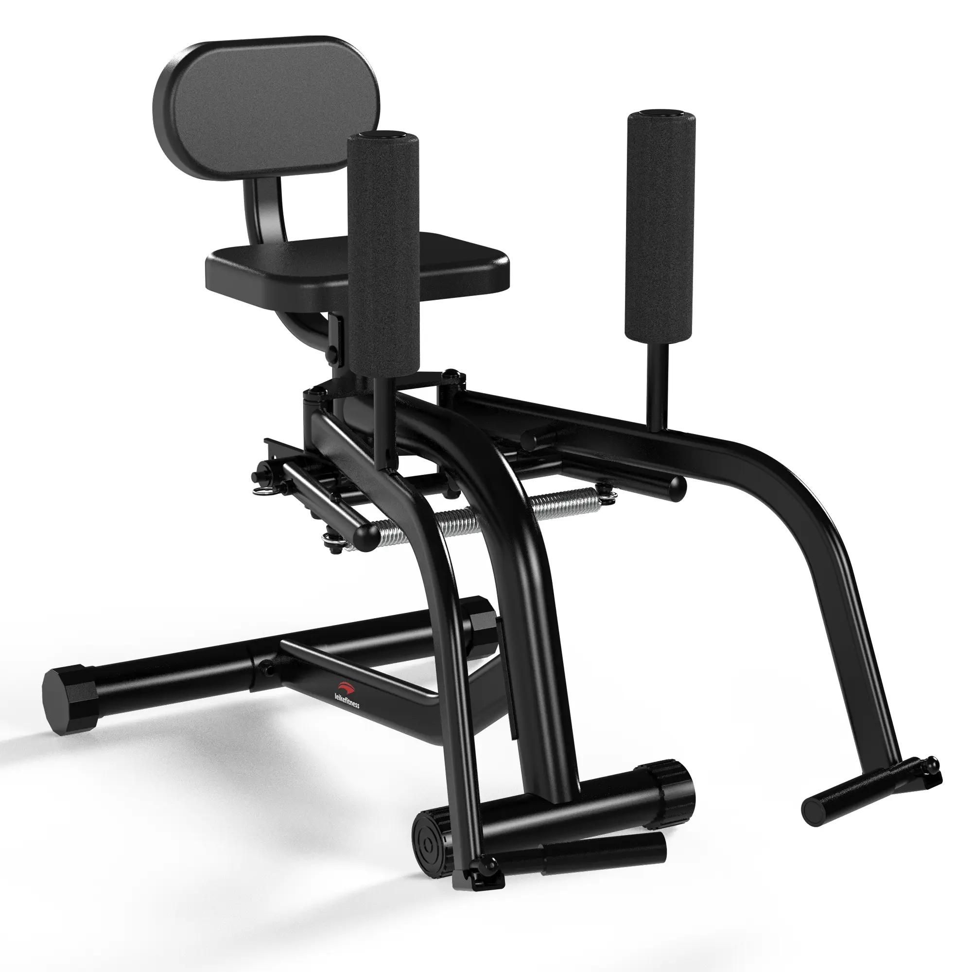 Home Gym Adjustable Hip Abductor Machine, Plush Padded Thigh-Hip Strengthener & Glute Booty Builder, Compact Home Fitness Equipment for Women-Men Strength Training