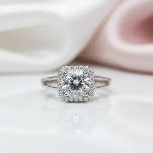 1.0 Ct Round Cut Diamond Option Split Shank Engagement Ring