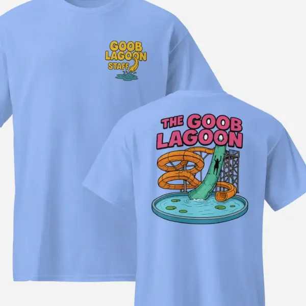 Goob Lagoon Staff Shirt, Caseoh Shirt, Goob Lagoon Waterpark t-shirt, Funny Caseoh Tee, Goob Lagoon Slide Zone, Funny Waterpark Shirt