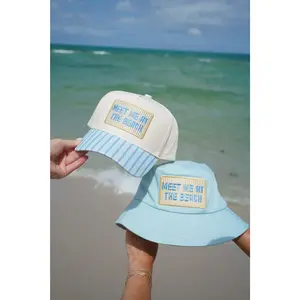 Meet Me At The Beach Yellow/Blue Hat