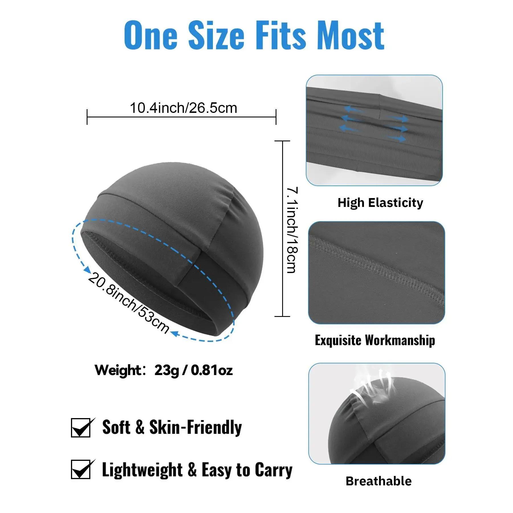 Simple Style Plain Color Skull Beanie for Men & Women, Casual Sporty Breathable Beanie Hat for Outdoor Sports for Men & Women, Fitted Hats