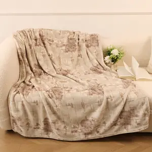 RoseKind Abstract Brown Super Soft Throw Blanket 3D  Design Lightweight Fuzzy Cozy Blankets for Sofa Chair Bed Ideal Gift for Lovers Women Men Friends Pets,Cloud Soft Knit for Instant Cool Relief