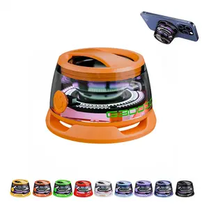 G300 Magnetic Bluetooth-compatible Speaker, Portable Outdoor Wireless Speaker with Phone Holder, RGB Function Speaker for Camping, Parties and Computer Desktop Use, Audio, USB Rechargeable Speaker