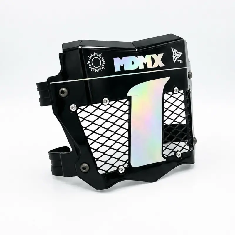 Aluminum Vented Moto Front Plate for E-Motos, E-Bikes
