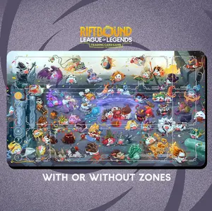 Playmat Super Smash Poro Melee Stitched Edges, Riftbound Trading Card Game