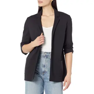 Women'S Relaxed-Fit Soft Ponte Blazer