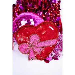 All My Heart Petite Seed Bead Purse