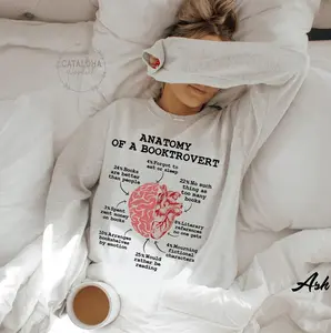 Booktrovert Sweatshirt, Book Lover Gifts, Reading Sweater, Reading Shirt, Bookworm Sweatshirt, Funny bookish Sweater, Bookish Sweatshirt