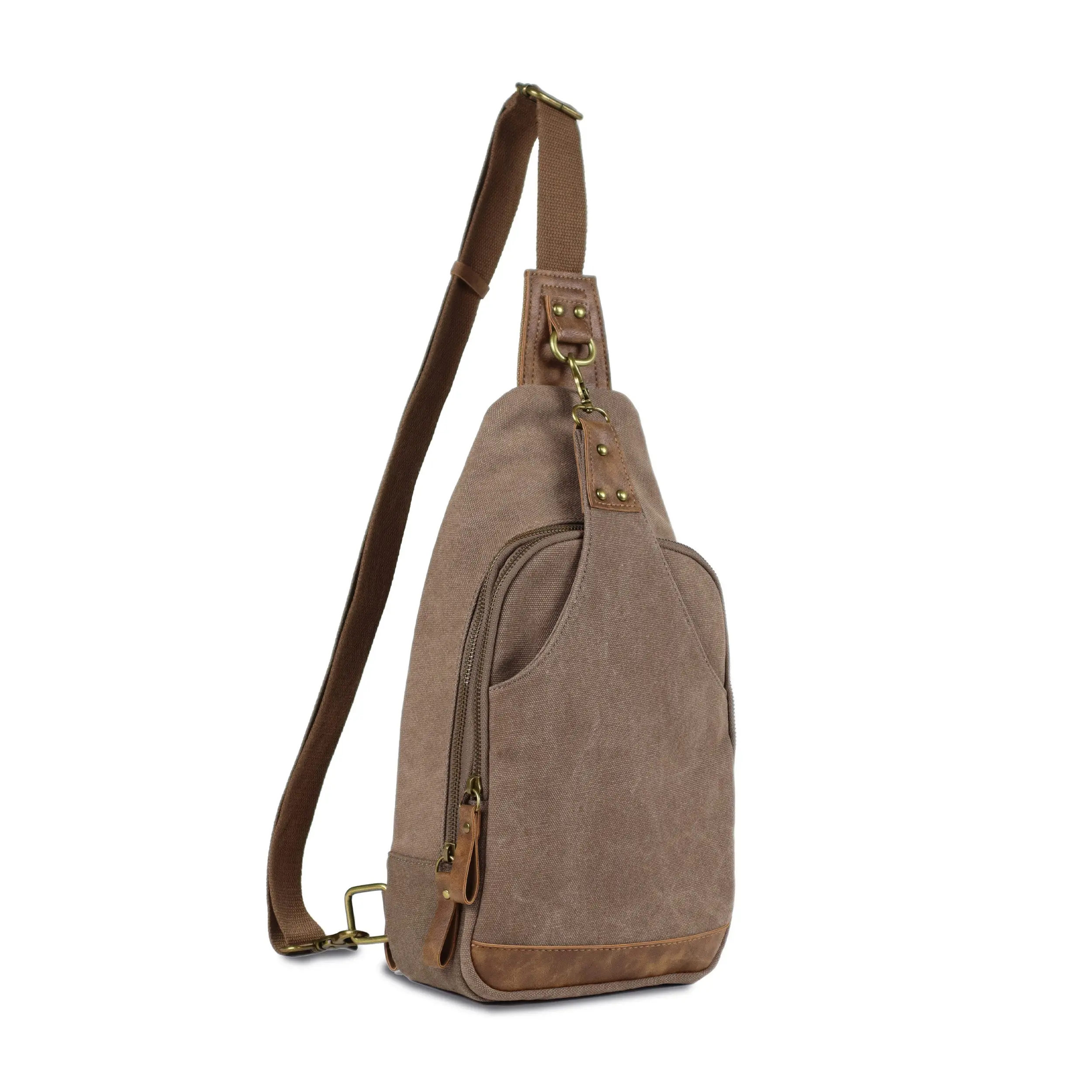 Glacier Unisex Canvas Sling Shoulder CCW Backpack