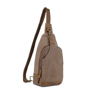 Glacier Unisex Canvas Sling Shoulder Concealed Backpack Glacier Unisex Canvas Sling Shoulder Concealed Backpack