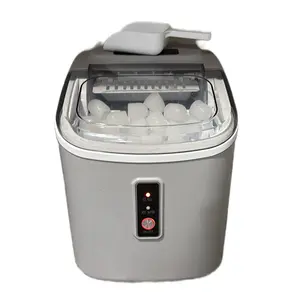 Bullet Ice Makers Countertop with Soft Chewable Pellet Ice, 7 Mins Ice Making, 35.5Lbs/24Hrs, Grey Kitchen Utensils