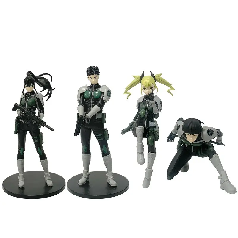 Kafka Hibino, Mina Ashiro, Kikoru Shinomiya, and Soshiro Hoshina Action Figures – Desktop Model Toys