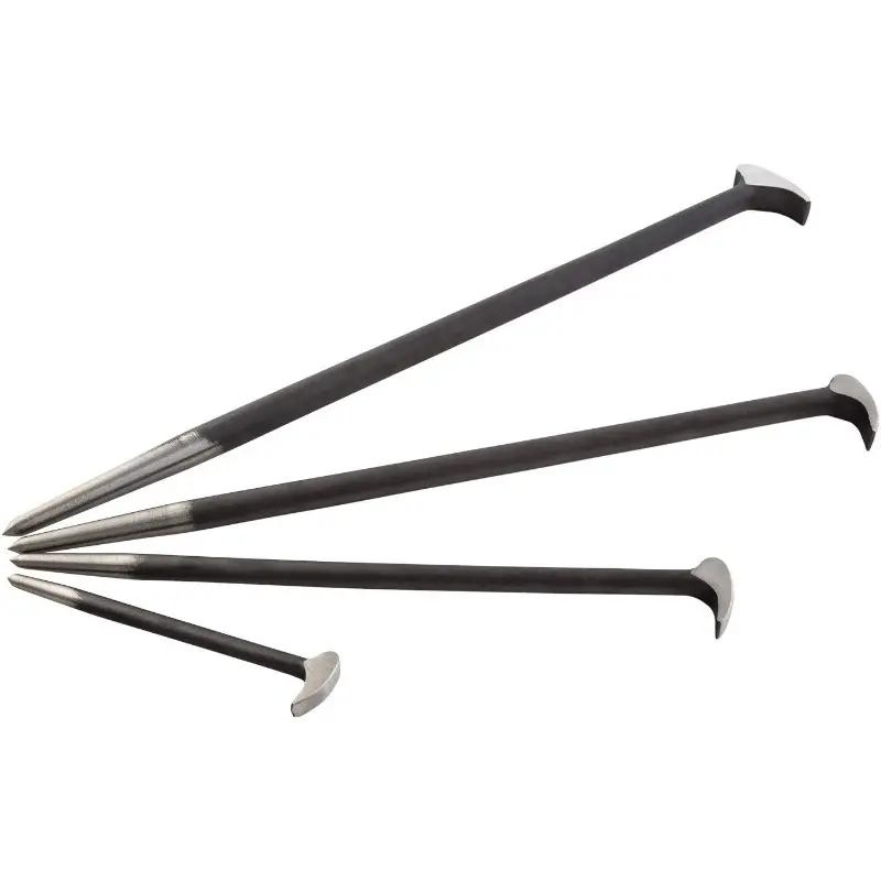 Elgatfrd TOOLS 9804 Rolling Head Pry Bar Set, 6-Inch - 20-Inch, 4pcs