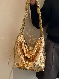 Women's Fashion Glitter Crossbody Shoulder Bag, Valentine's Day Gift, Elegant Sparkle Casual Style, Suitable for All Occasions