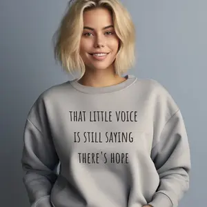Customizable Sweatshirt with Your Quote - Amatic SC Font | Personalized Cozy Pullover Casual Comfortable Cotton