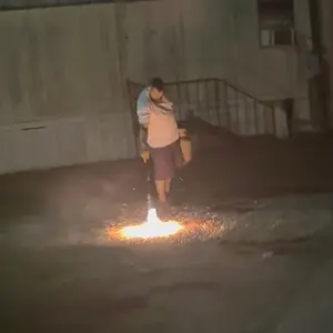 ARTFLAMM Springtok Propane Torch Weed Burner Kit with Storage Bag, Weed Torch with 10 FT Hose, Self Igniter Weed Flame Torch for Fire Pit, Roofing(Propane Tank Not Included)