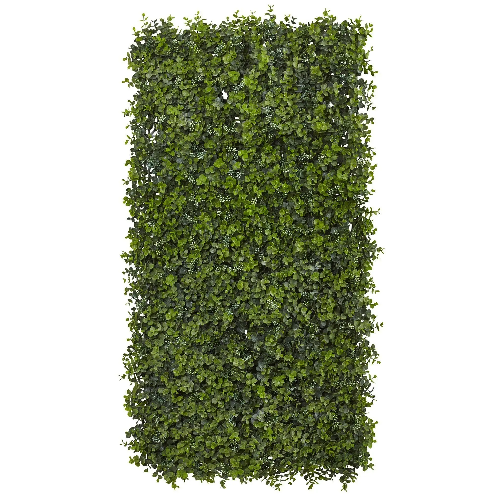 8-Pcs 12in x 12in Decorative Artificial Eucalyptus Mat Set - Faux Eucalyptus Floral Decor, Artificial Plants Assortment Set for Indoor Plant Home Decor Supplies