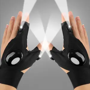 LED Flashlight Gloves Stocking Stuffers for Men Adults Gifts for Men Dad Birthday Gadgets Gifts Valentines Christmas for Him Boyfriend Husband Fishing Camping Repairing Tools