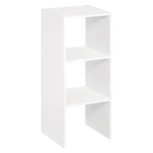 Closetmaid Decorative Home Stackable 2-Cube Cubeicals Organizer Storage, White Closetmaid Decorative Home Stackable 2-Cube Cubeicals Organizer Storage, White